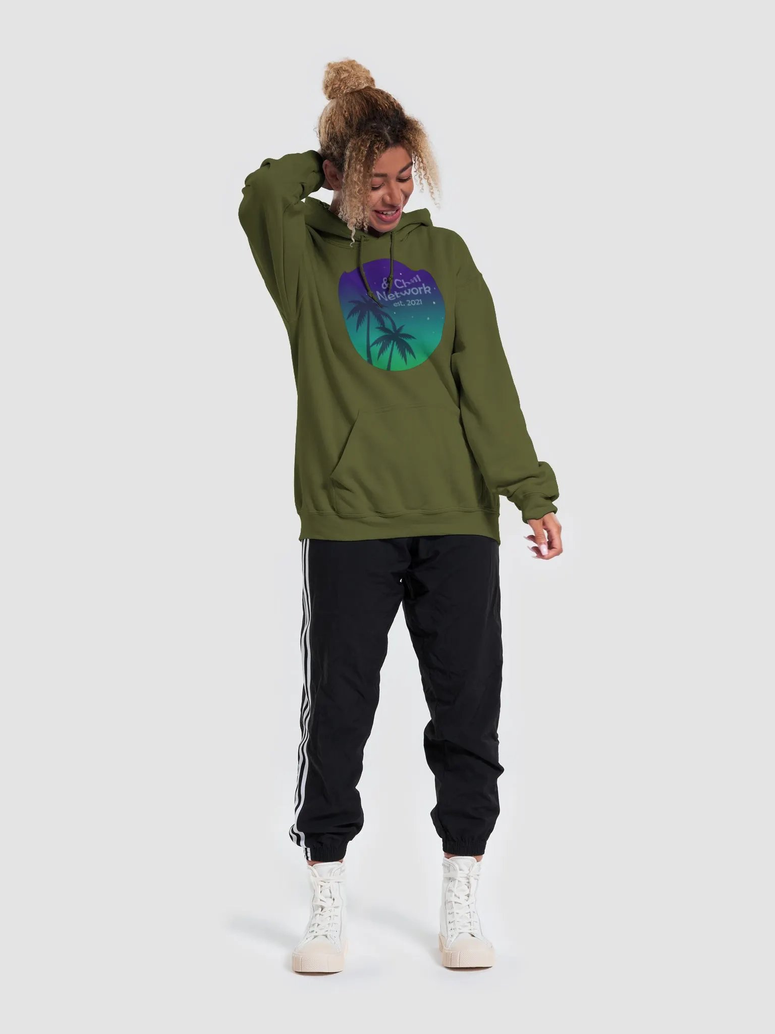 And Chill Network Logo Hoodie product image (64)