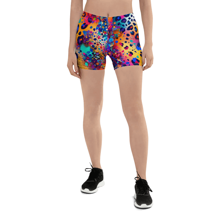 Electric Jungle Leopard Shorts product image (1)
