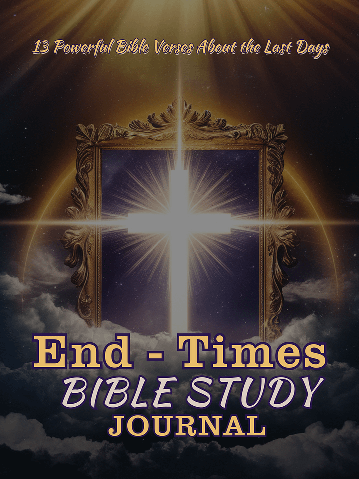 13 Verse End Times Bible Study Journal product image (1)