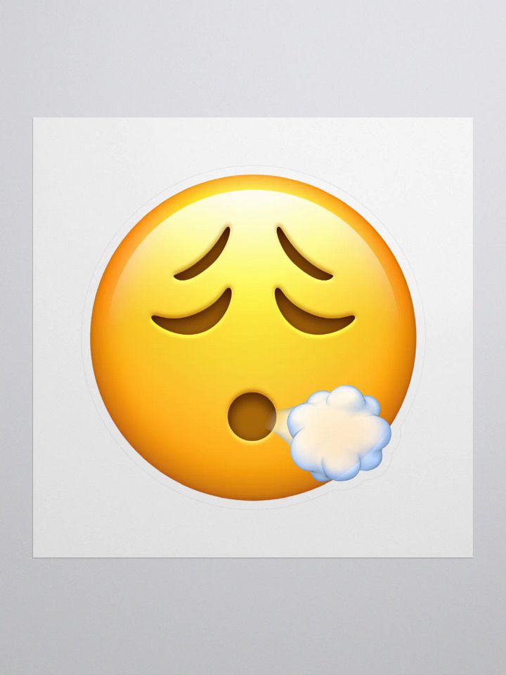 Cool Emoji with a blow sticker set . product image (2)