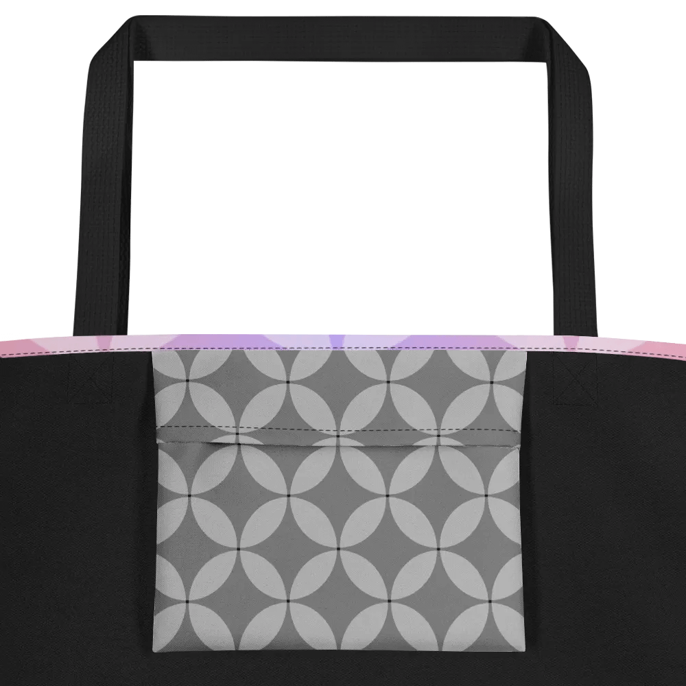 Harmony Circle Polyester Tote Bag product image (4)