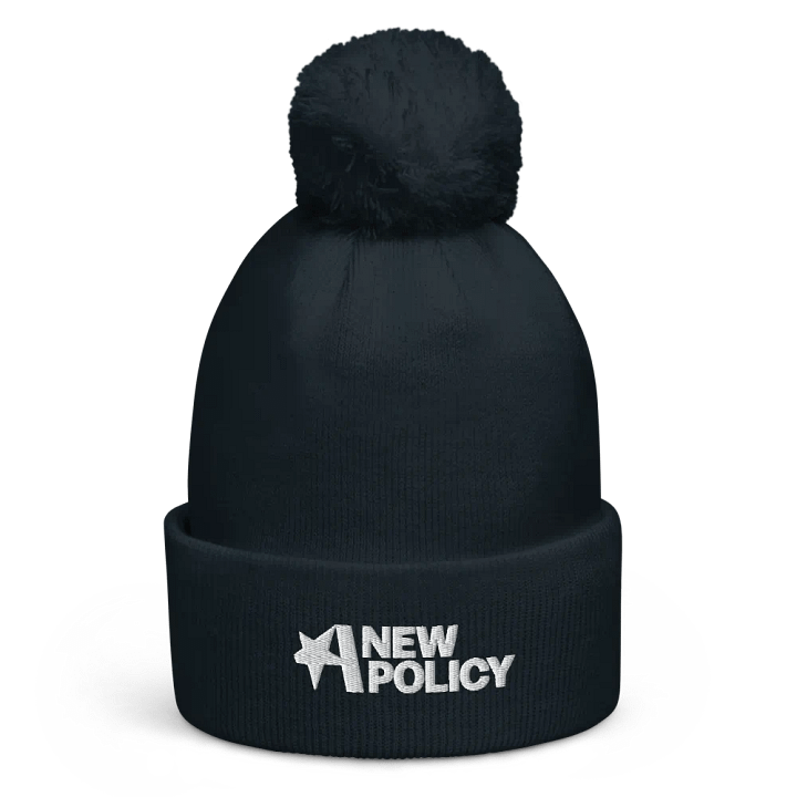 A New Policy Pom Pom Hat - Navy product image (1)