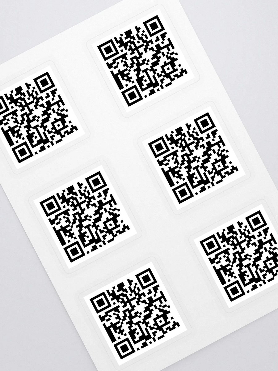 CouchPATato Linktree QR Code Sticker Sheet product image (1)