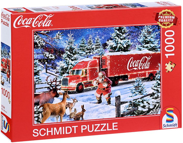Puzzle Schmidt din 1000 piese - Coca Cola: Camion de Craciun product image (1)