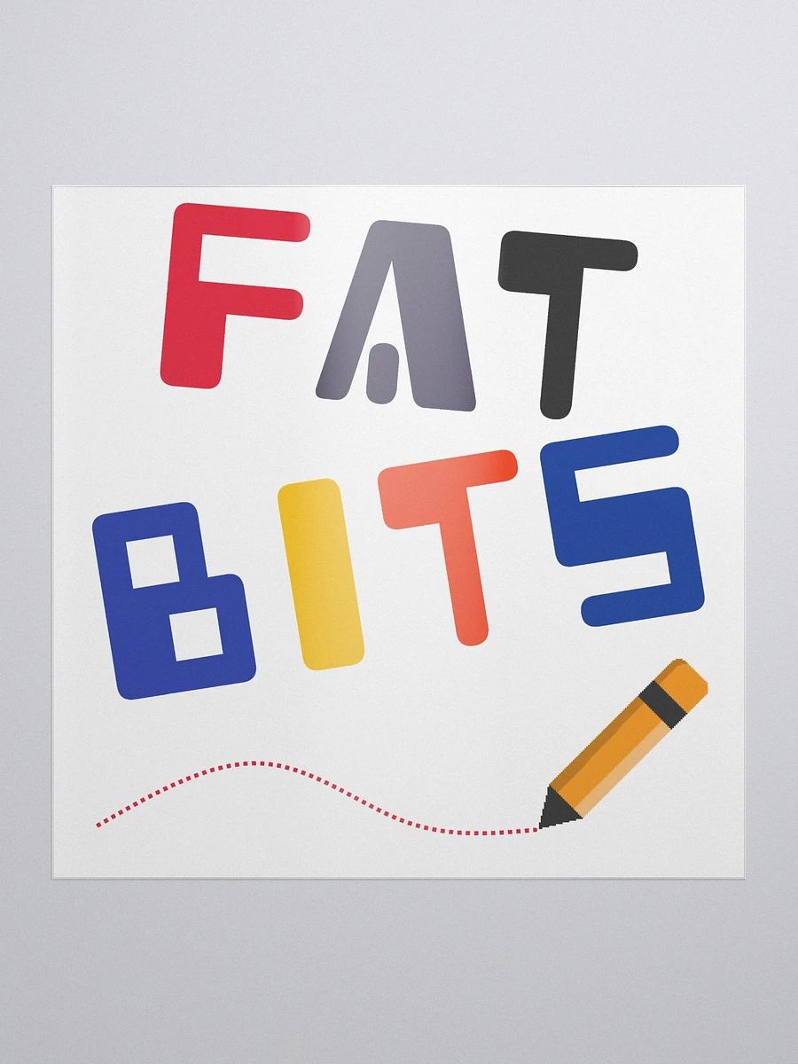 Fat Bits bubble free stickers product image (2)
