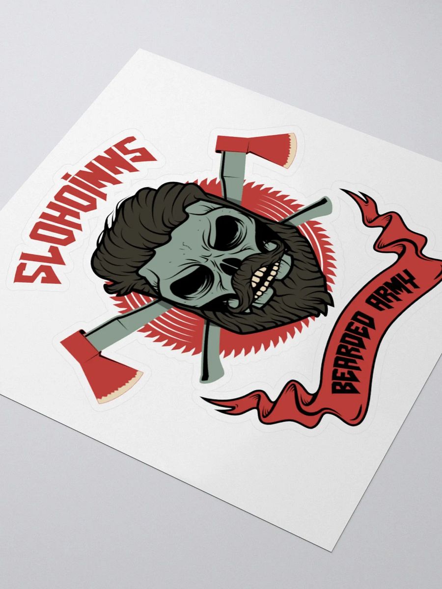Slohoinns bearded army sticker product image (9)