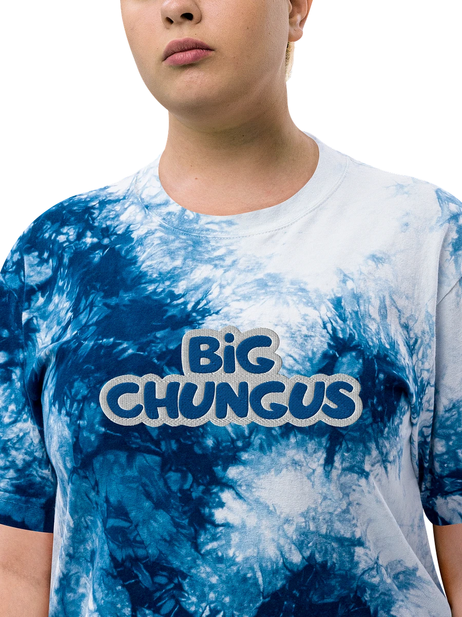 Big Chungus oversized embroidered tie-dye t-shirt product image (2)
