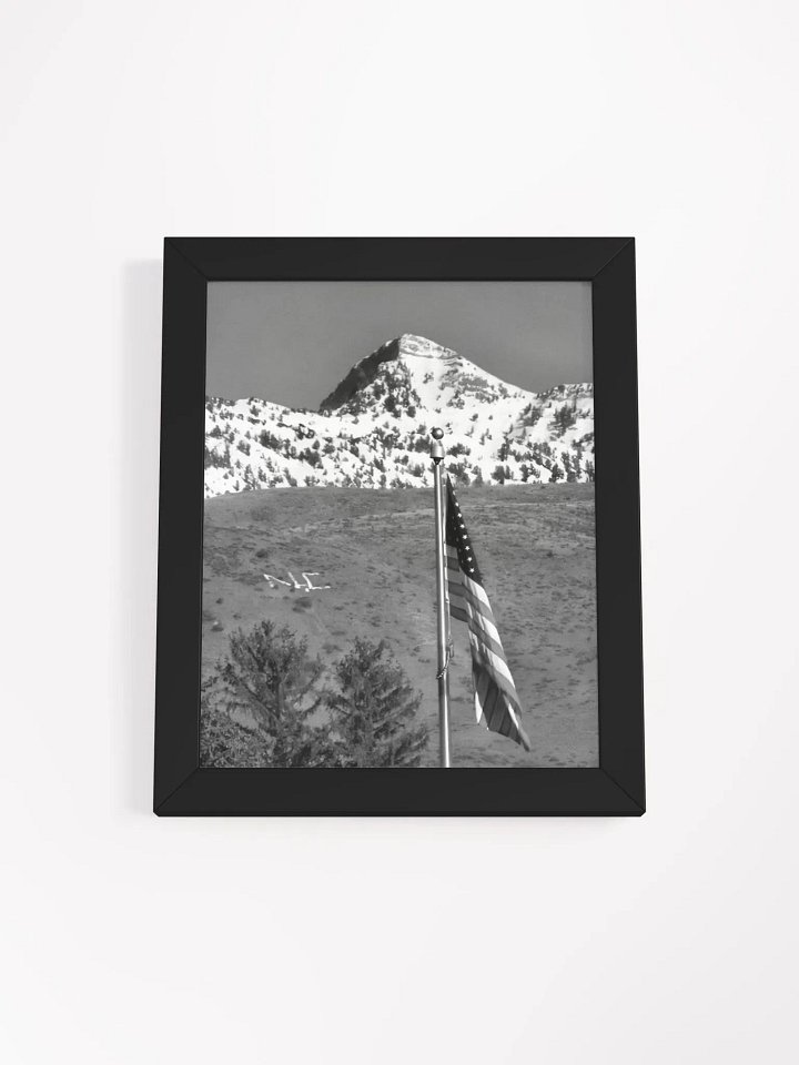 Black & White Framed High-Quality Matte Poster - What Makes Richmond product image (1)
