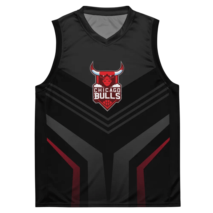 Chicago Bulls All-Over Print Basketball Jersey product image (2)