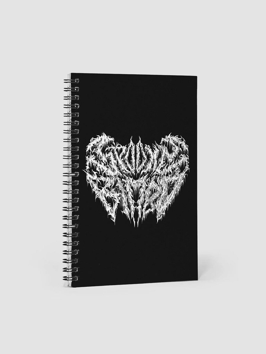Death Metal Logo Notebook product image (1)