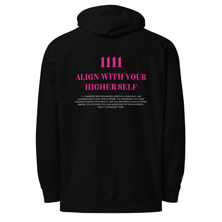 1111 Align with Your Higher Self Unisex Hoodie – Manifest Your True Purpose product image (1)