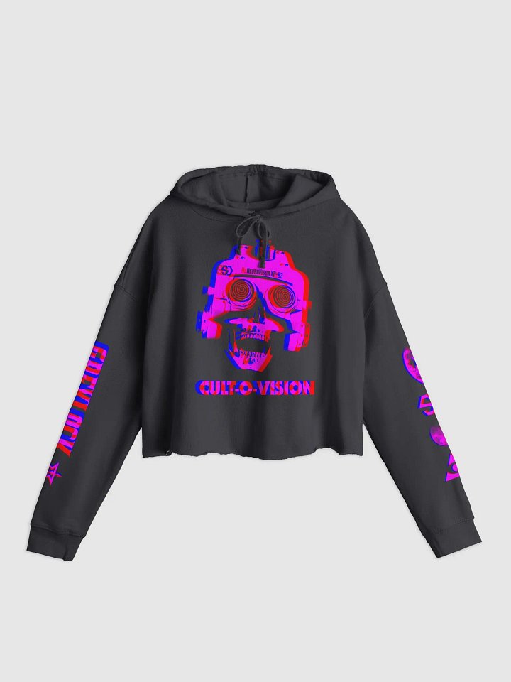 Full Design Cropped Hoodie - CULT-O-VISION product image (1)