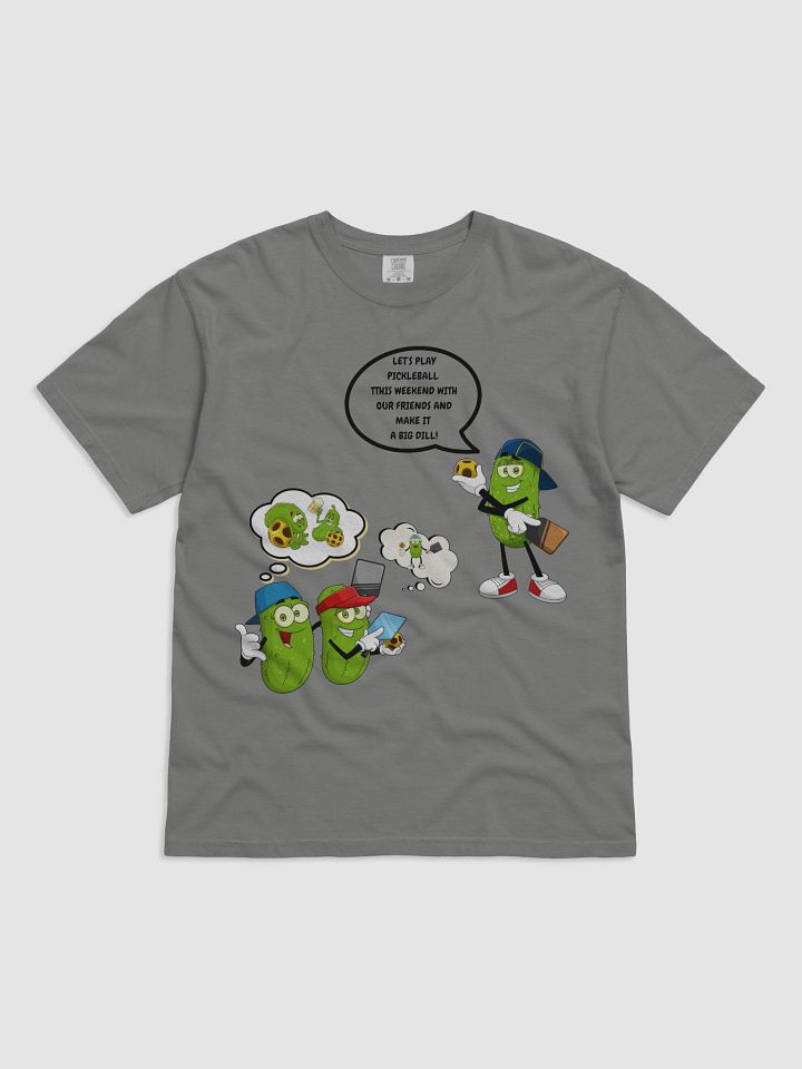 Pickleball Make It A Big Dill Heavy Cotton T-Shirt product image (1)