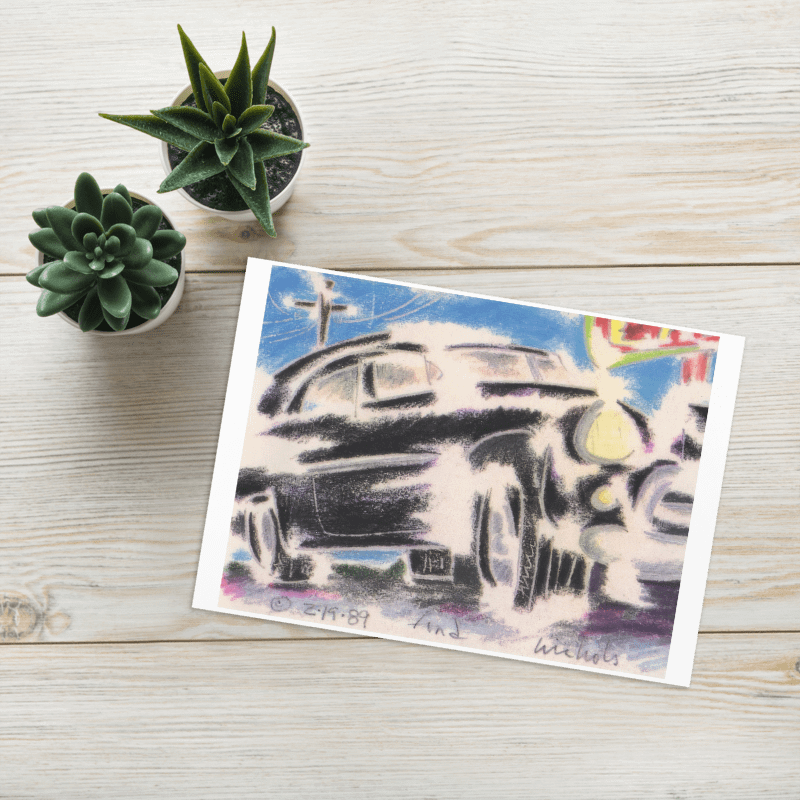 Car 1989 Greeting Card product image (4)