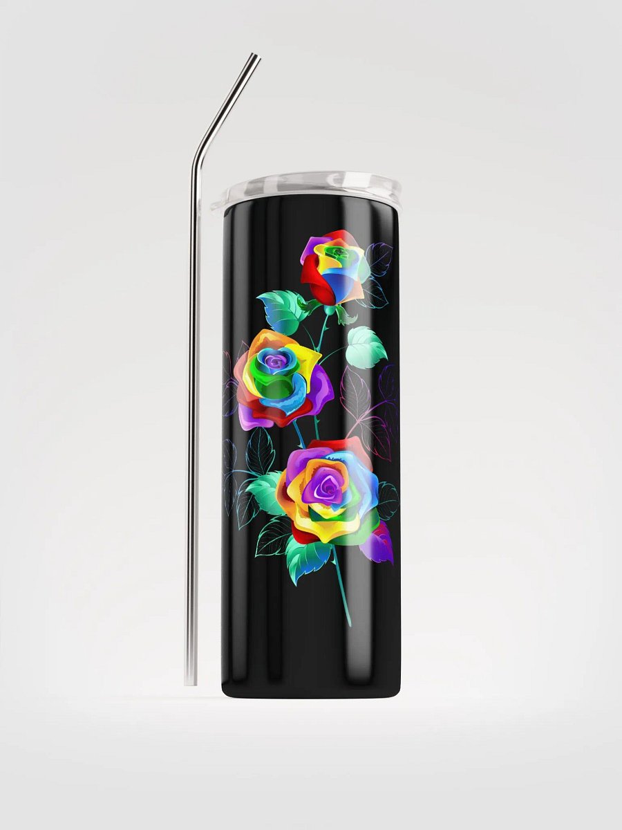Vibrant Rose Garden Stainless Steel Tumbler product image (4)