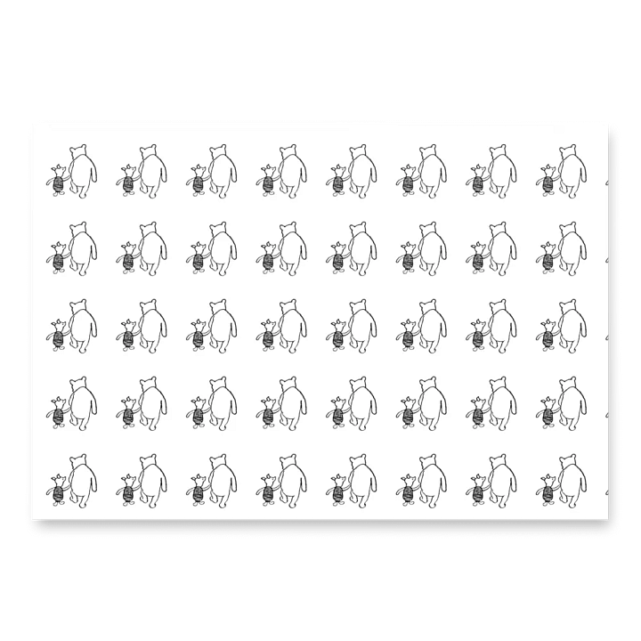 Pooh Bear Wrapping Paper product image (2)