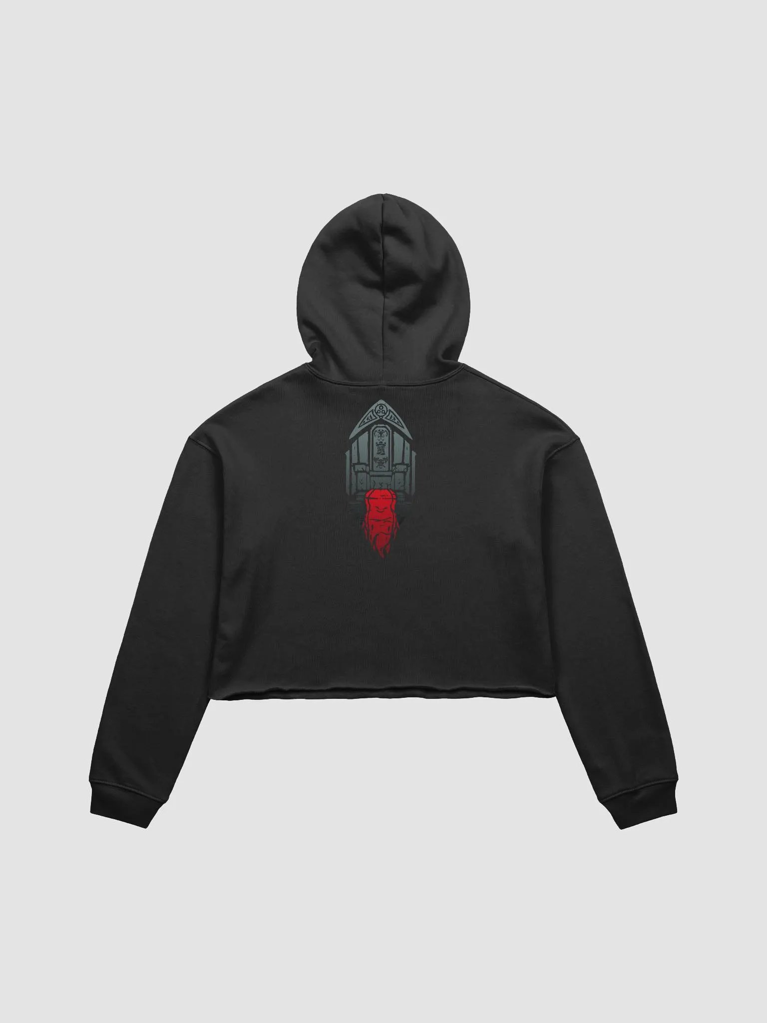 Roll High Dont Die Crop Hoodie product image (6)