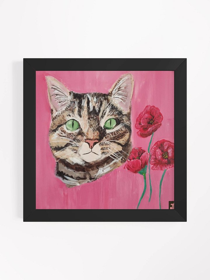 "Poppy the Cat" Framed Poster Print product image (1)