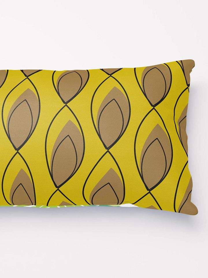 Leaves and feathers patterned pillows product image (2)