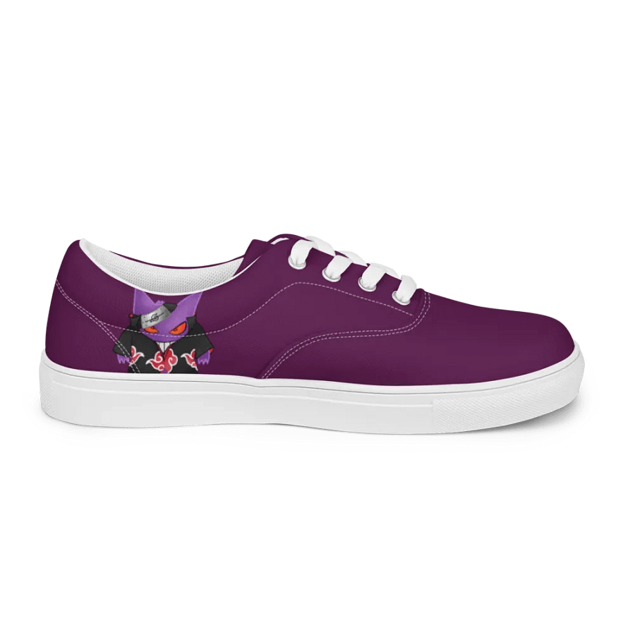 Gengar X Itachi Women's Lace-Up Canvas Shoes product image (7)