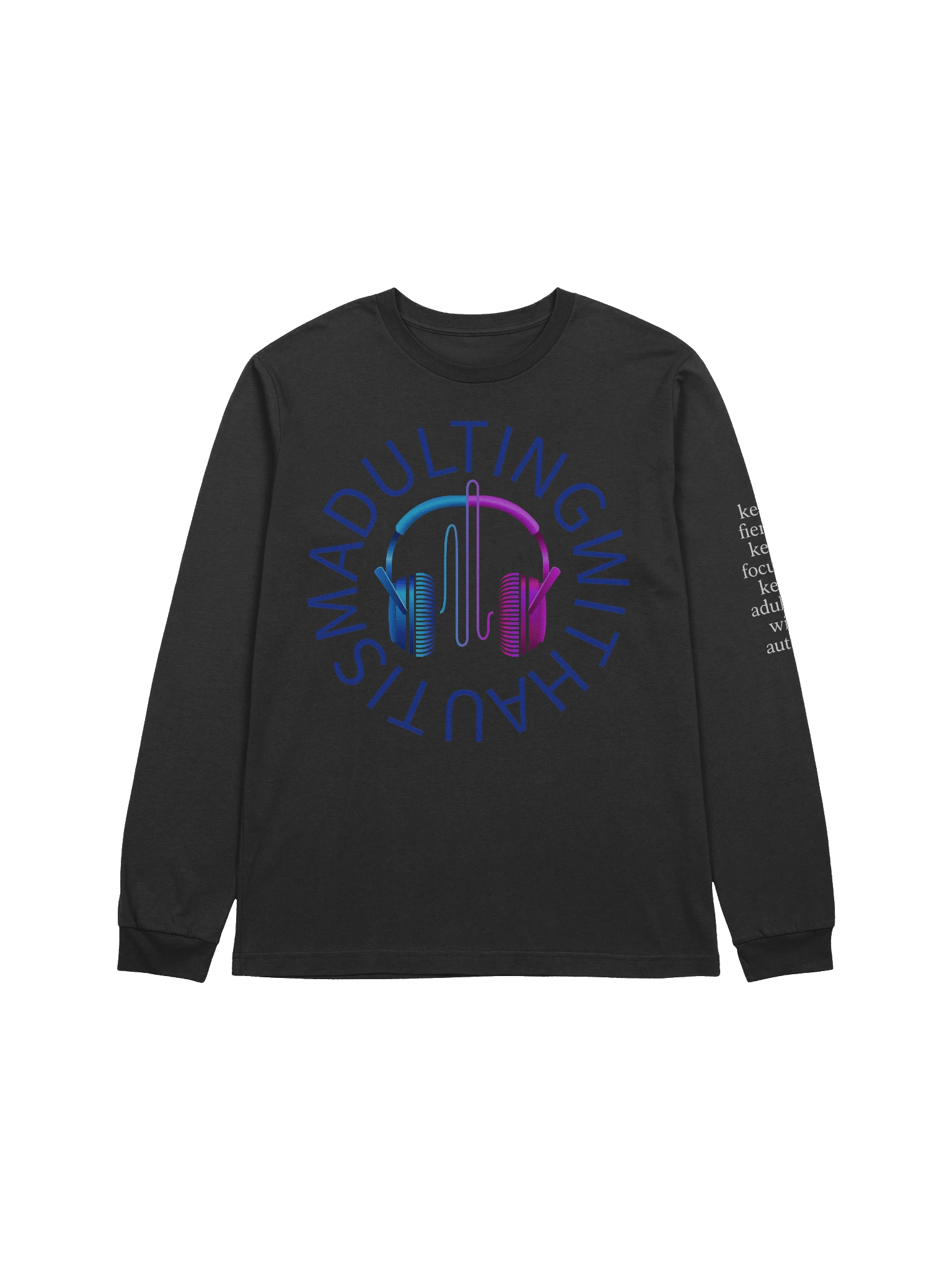 Adulting With Autism® Women’s Long-Sleeve Tee — Logo & Tagline product image (6)