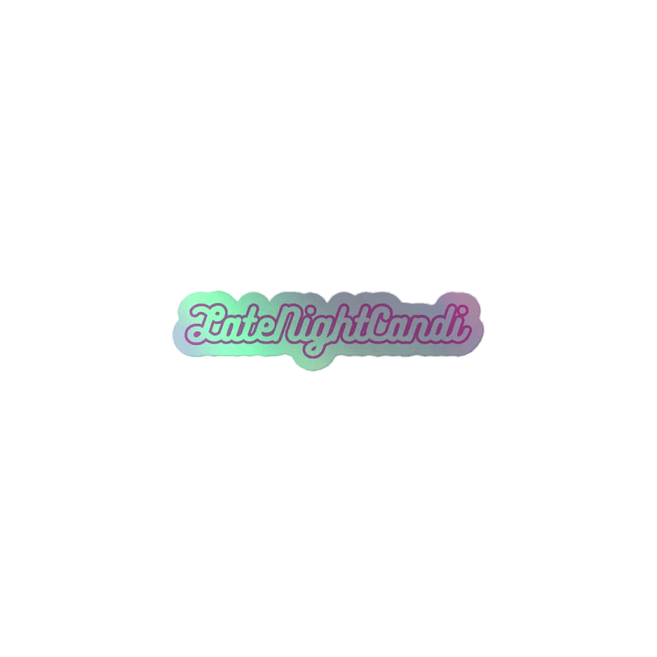 Holo LateNightCandi Sticker product image (1)