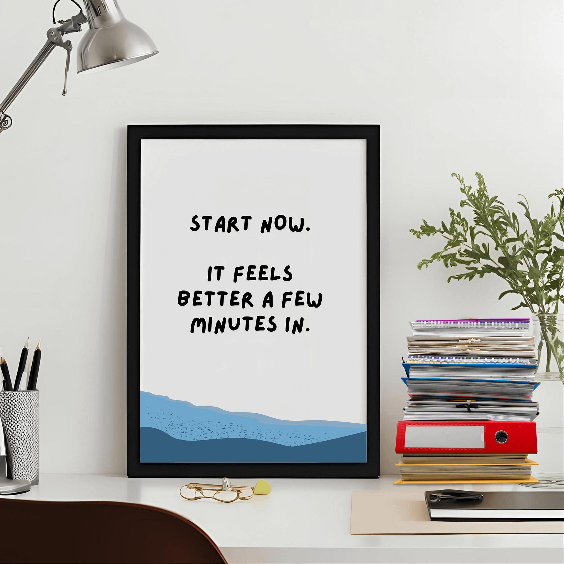 Start Now Sea-Themed Printable Art product image (2)