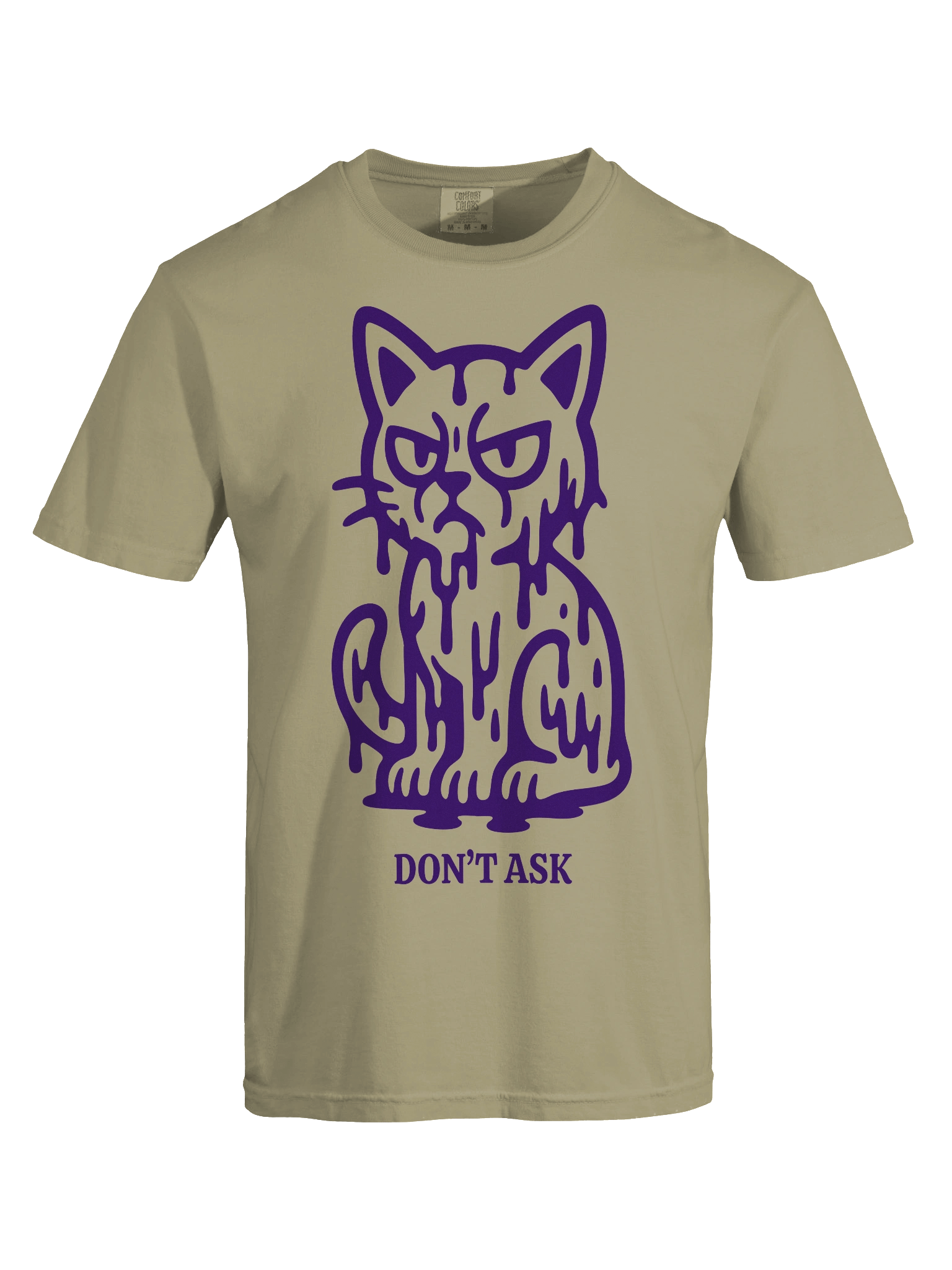 Funny Don’t Ask Wet Cat Comfort Colors® 1717 Tee product image (4)