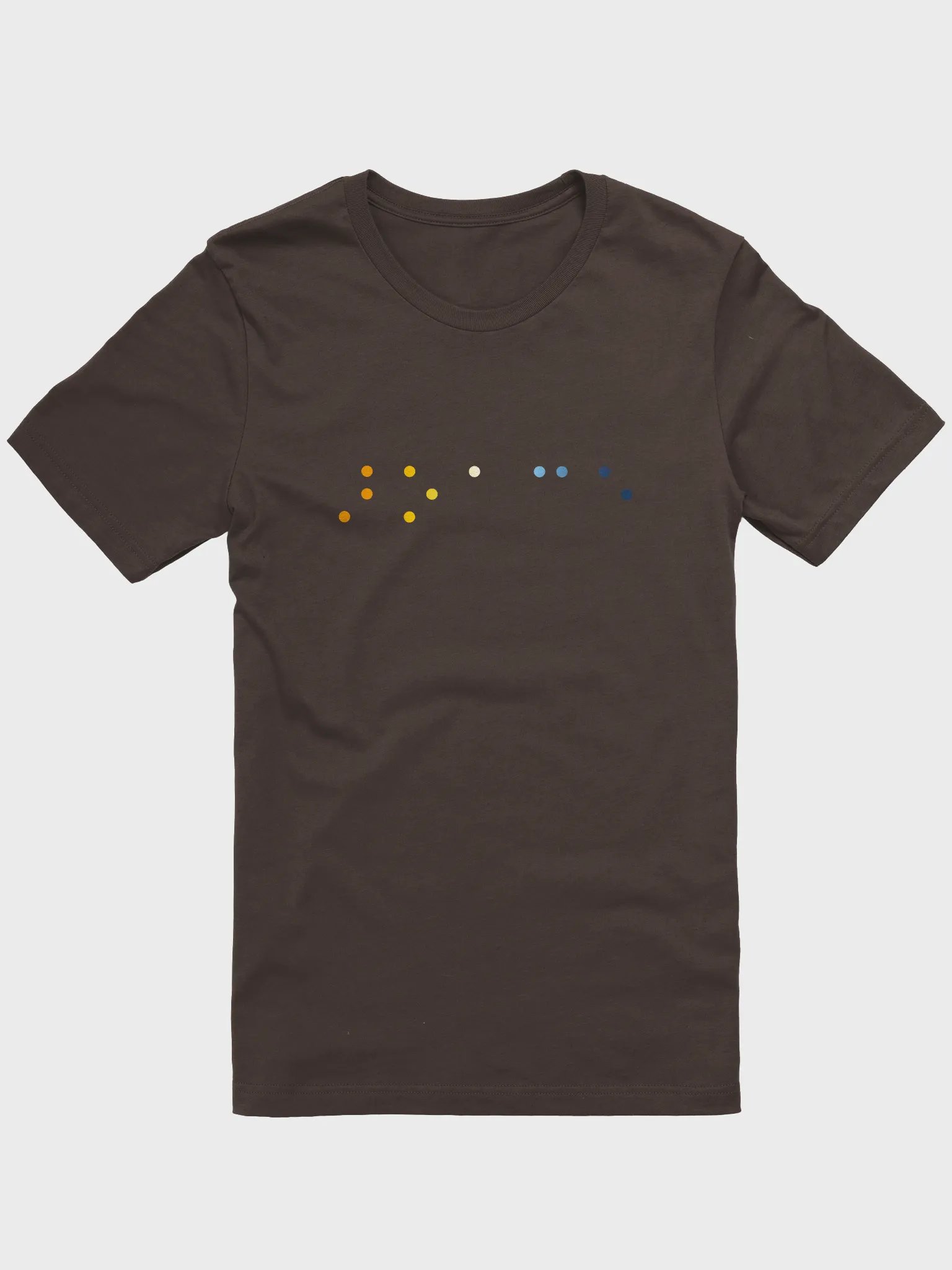 aroace contracted braille t-shirt product image (1)