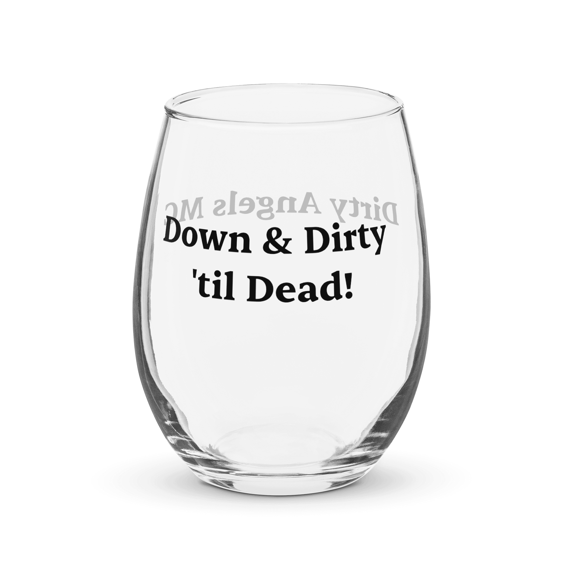 DAMC Down & Dirty Stemless Wine Glass product image (1)