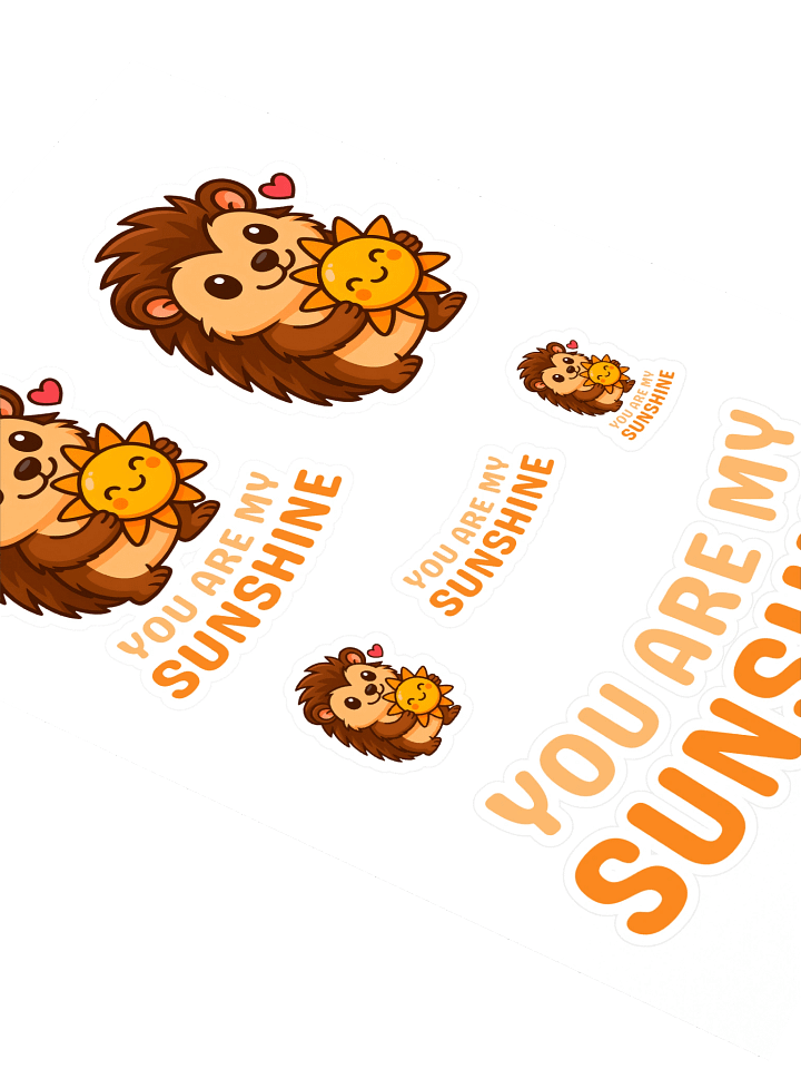 You are my sunshine sticker sheet product image (2)