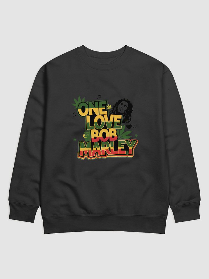One Love Unisex Midweight Pigment Dyed Sweatshirt product image (1)