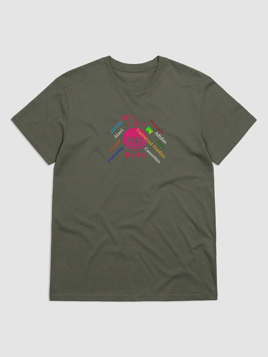 Retro VHS Vintage Word Collage T-Shirt product image (1)