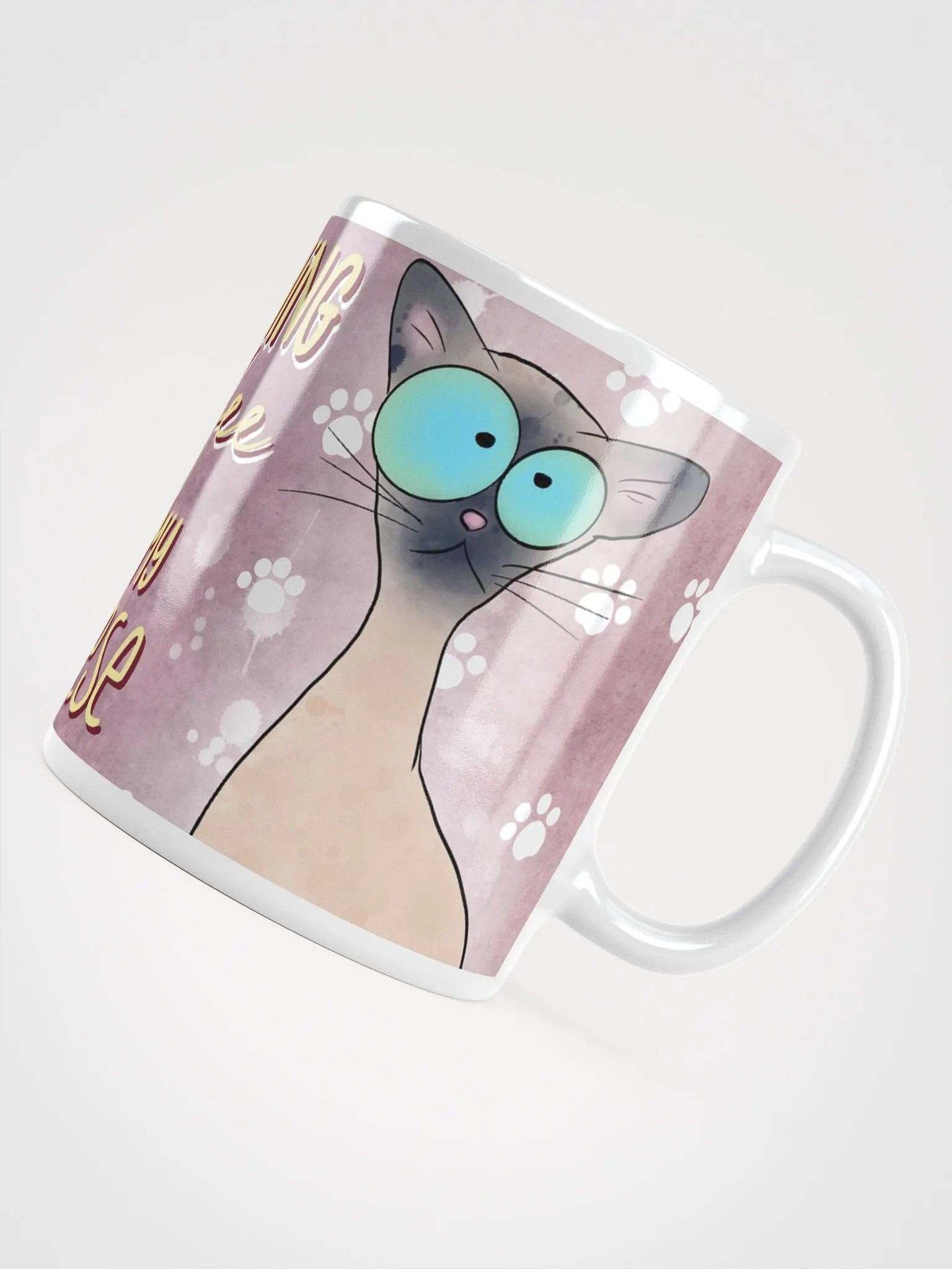 Morning Coffee with My Siamese Mug product image (6)