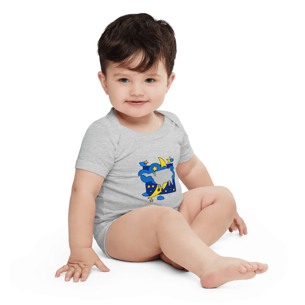 Sleepy Sheep - Baby Onesie product image (4)