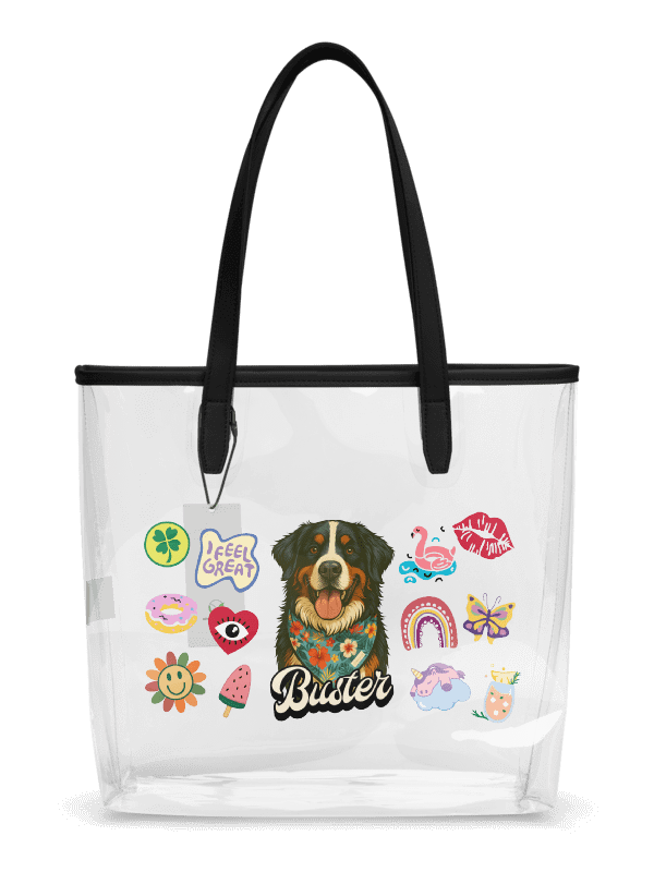 YOUR BEST FRIEND! / CLEAR TOTE BAG product image (2)