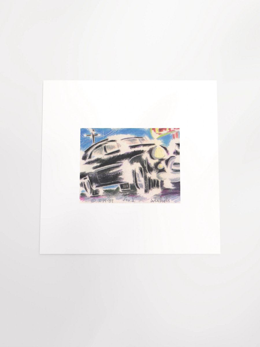 Car 1989 print product image (4)
