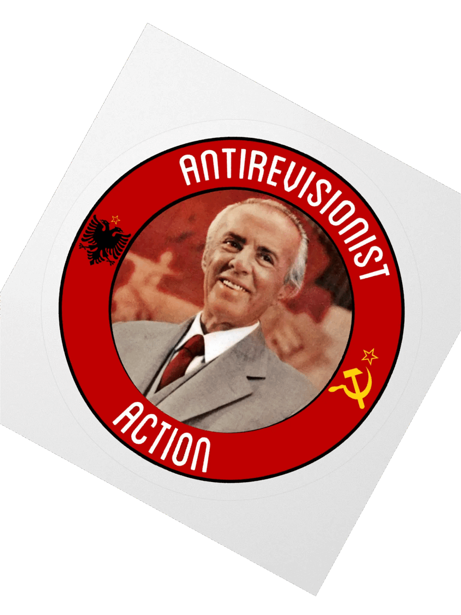 Hoxha - “Antirevisionist Action” Sticker product image (5)