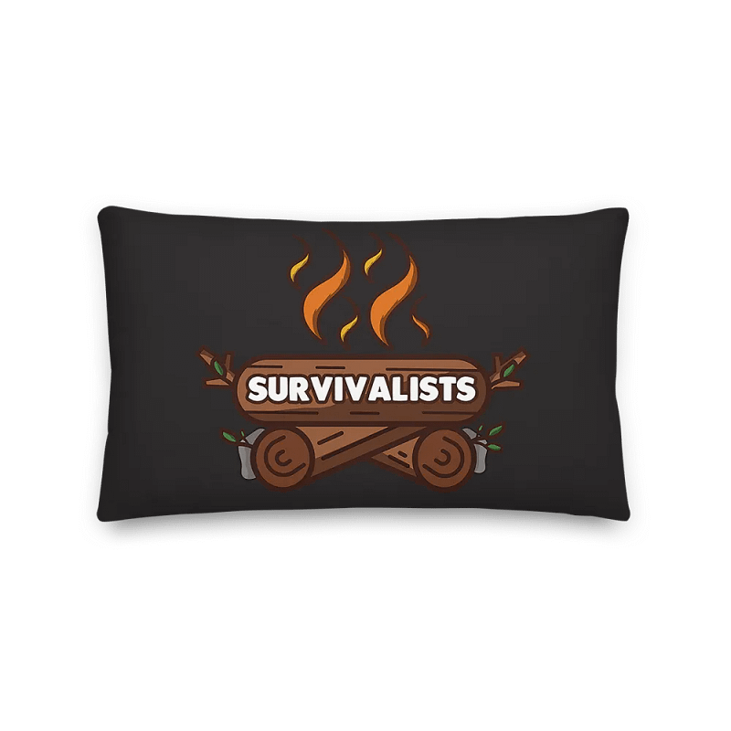 Survivalists Throw Pillow