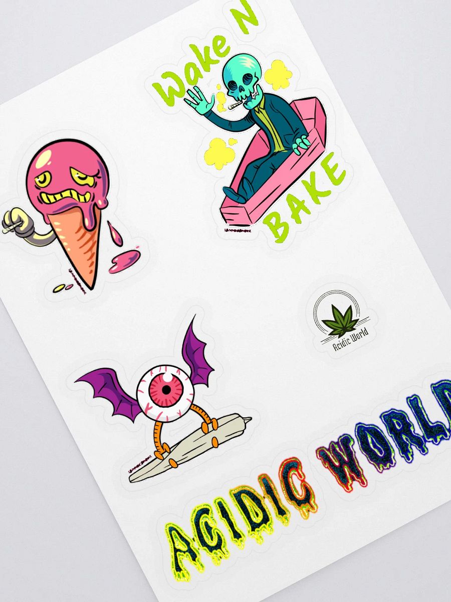 Acidic World Stickers!! product image (2)