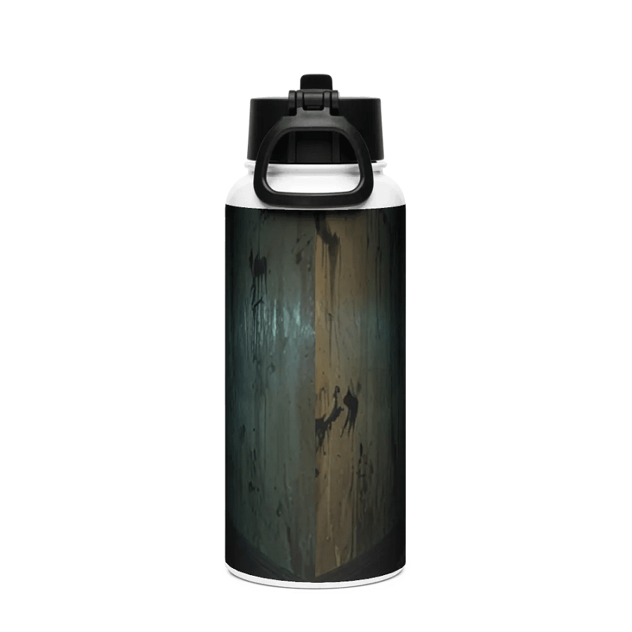 Creeper Metal Water Bottle with straw product image (2)