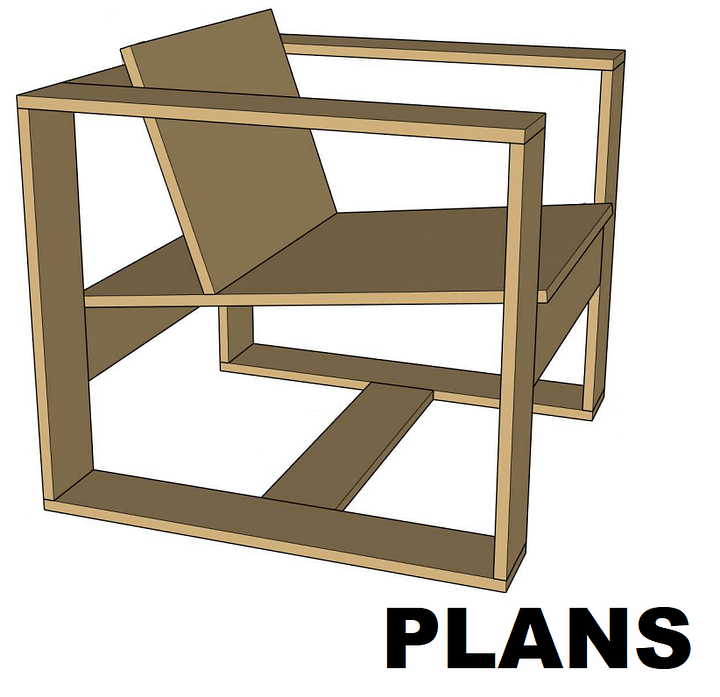 Plywood Armchair // Woodworking Plans & Cut List product image (1)
