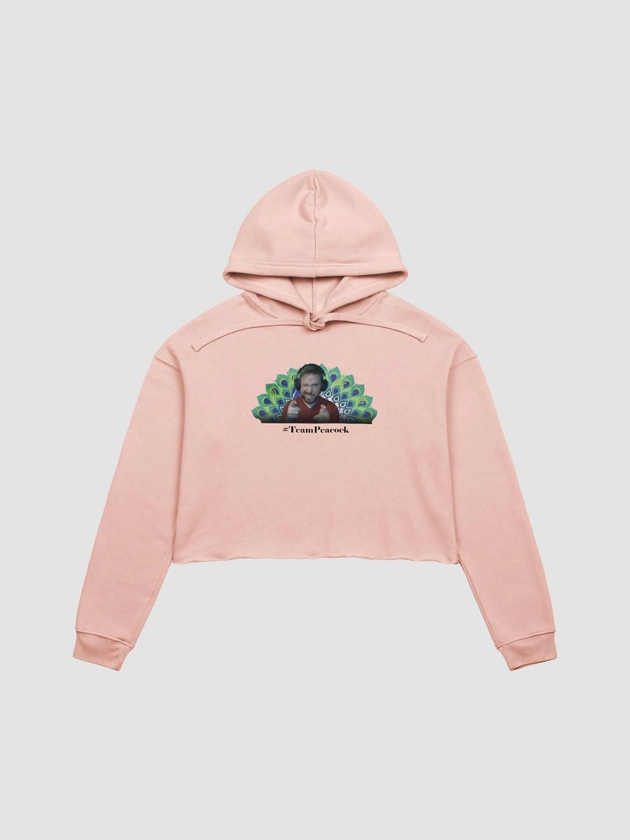 #TeamPeacock Crop Hoodie product image (2)