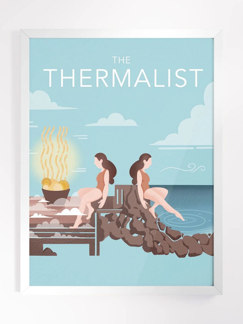 Thermalist™ Poster Hot and Cold Blue