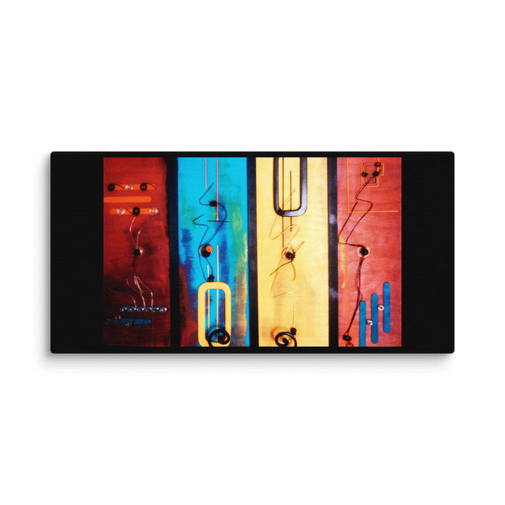 Vibrant Connections 3D Abstract Canvas Collection product image (2)