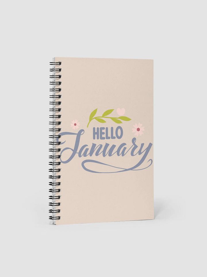 Hello January Journal (Tan Color) product image (1)