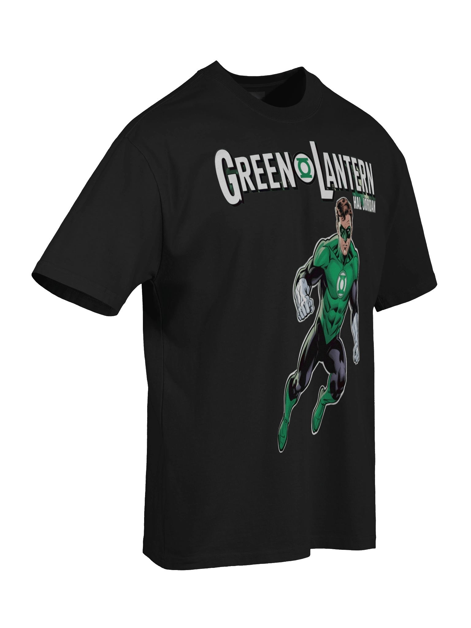 Verdant Vanguard: Hal Jordan Green Lantern Oversized Faded T-Shirt product image (8)