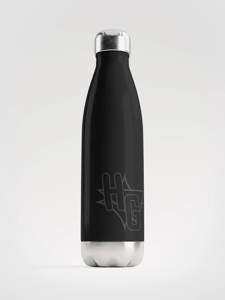 Hunter's Guild Emblem Stainless Steel Water Bottle—Dark Mode product image (1)