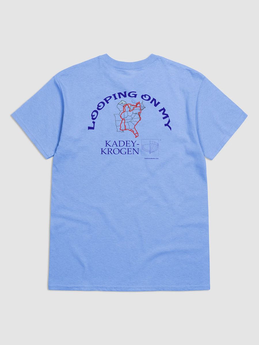 Looping On My Kadey-Krogan - T-Shirt - Light Shirt w/Blue Logo product image (1)
