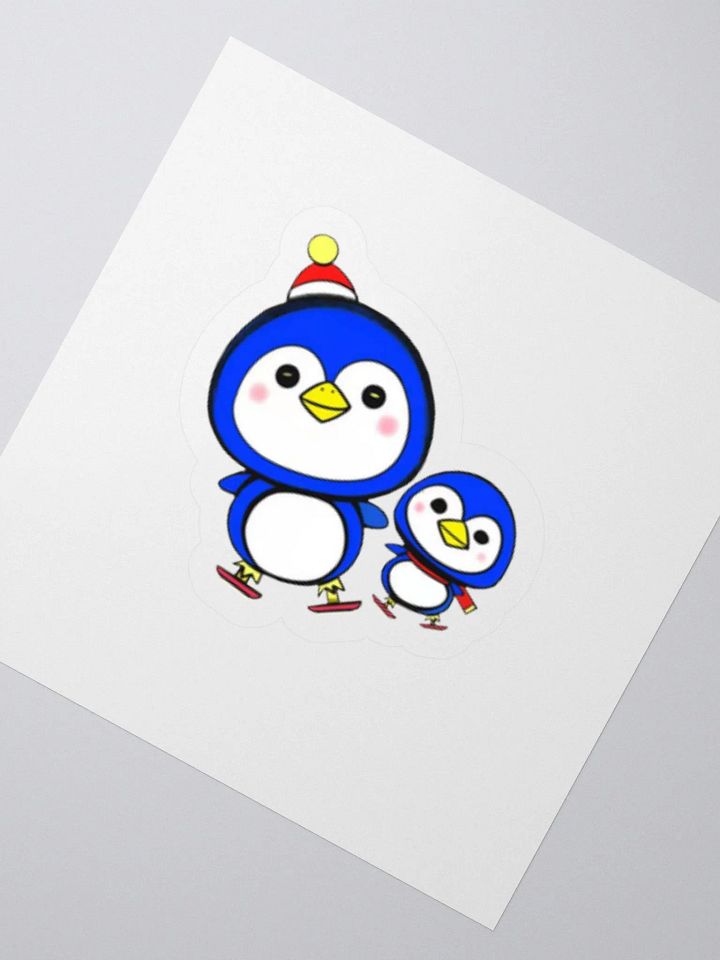 Skating Penguins Holiday Stickers product image (7)